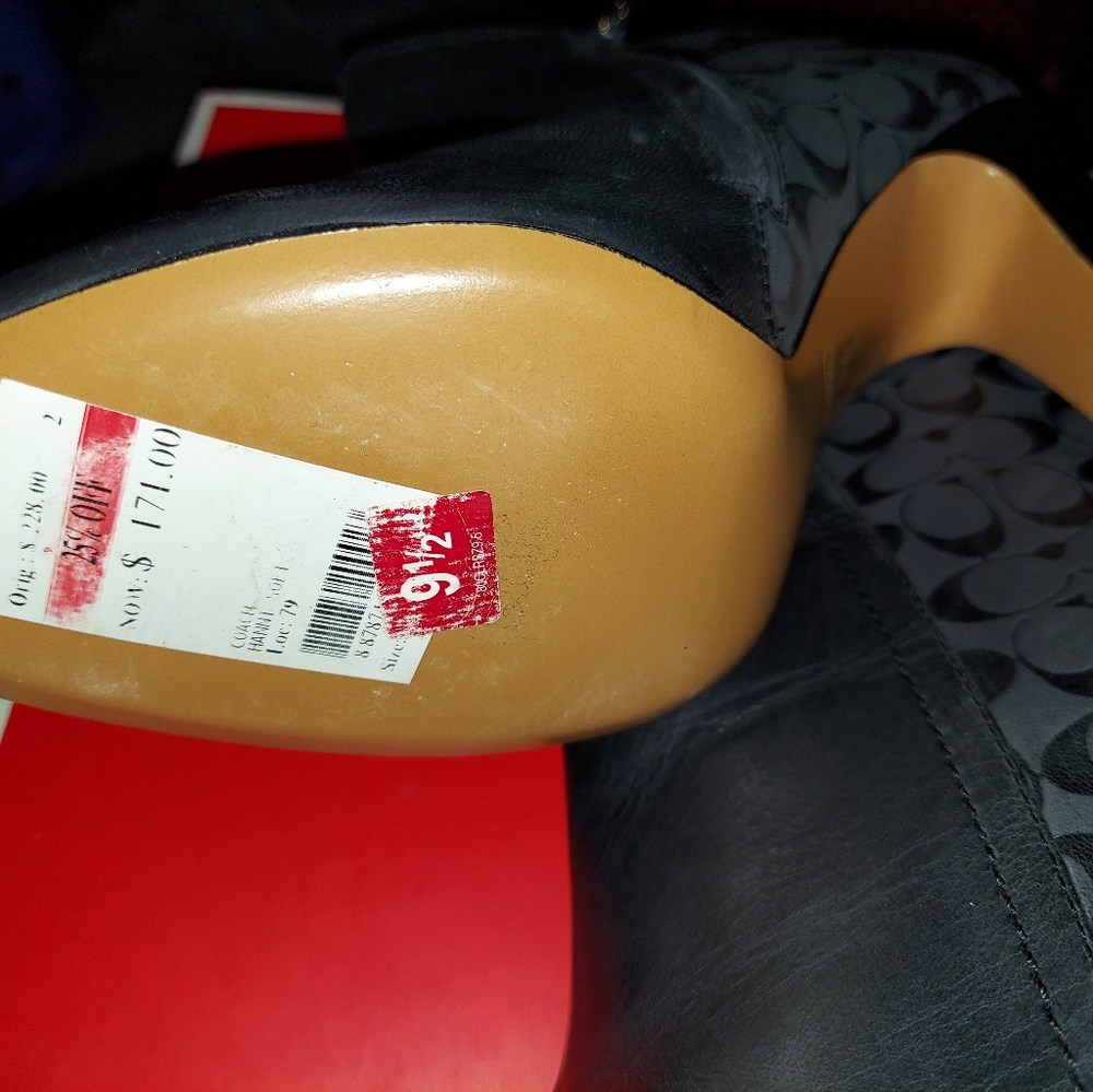 New Coach Booties - Picture 3 of 9